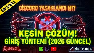 Di̇scord Vpnsi̇z Gi̇rmek En Hızlı & Kesin Yöntem 2026