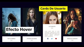 😀 Como Crear Cards Con Efecto Hover Con Html & Css3 |Tutorial Css3😎