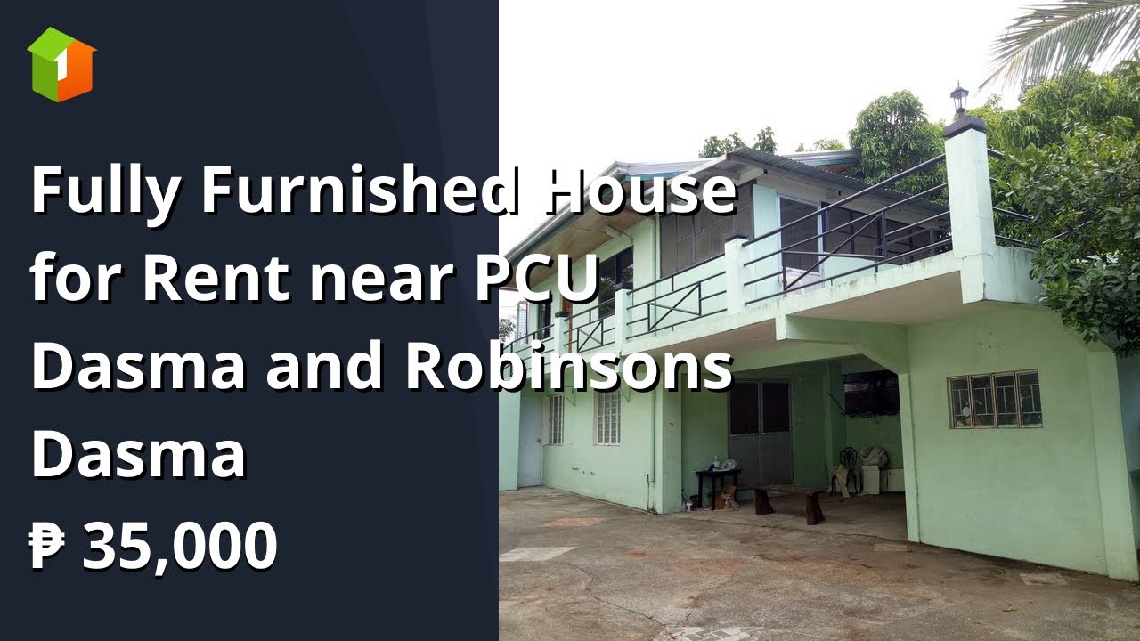 Fully Furnished House for Rent near PCU Dasma and Robinsons Dasma YouTube