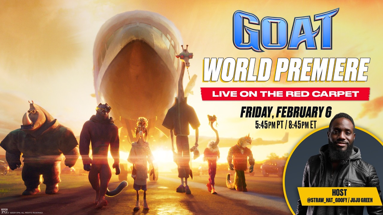 GOAT World Premiere: Live on the Red Carpet