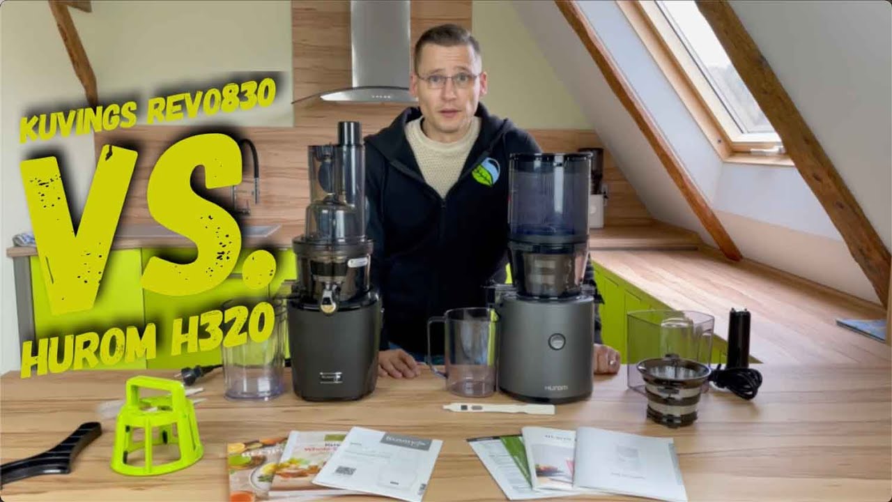 Vergleich & Test 👉 Kuvings Revo830 ⇆ Hurom H-320N