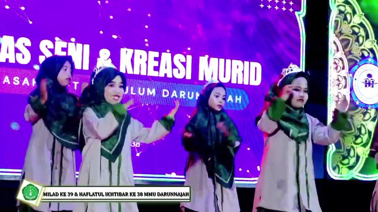 PENAMPILAN ANAK DIDIK MMU DARUNNAJAH MILAD 39 AISYAH DAN KAWAN-KAWANNYA
