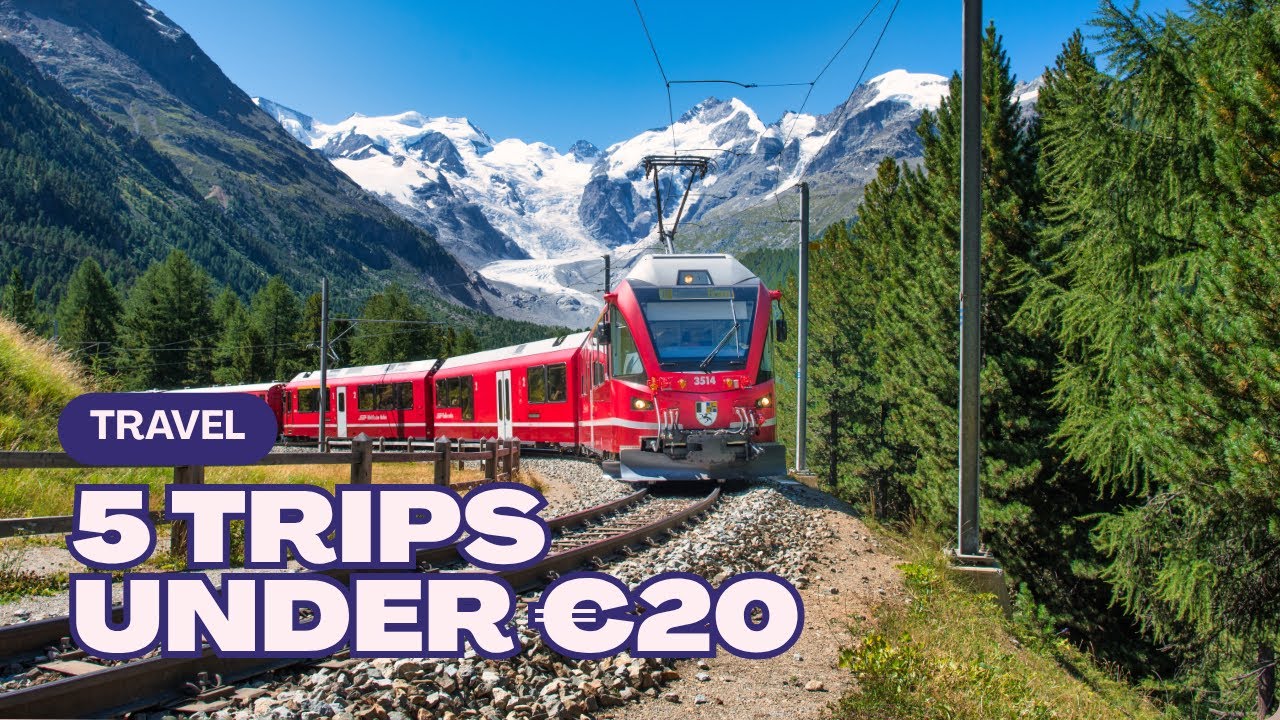 5 самых дешевых международных железнодорожных поездок в Европе (все до 20 евро)