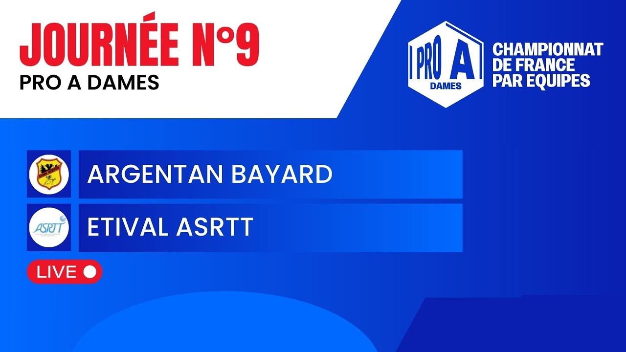 PRO A DAMES | J9 | ARGENTAN BAYARD - ETIVAL ASRTT