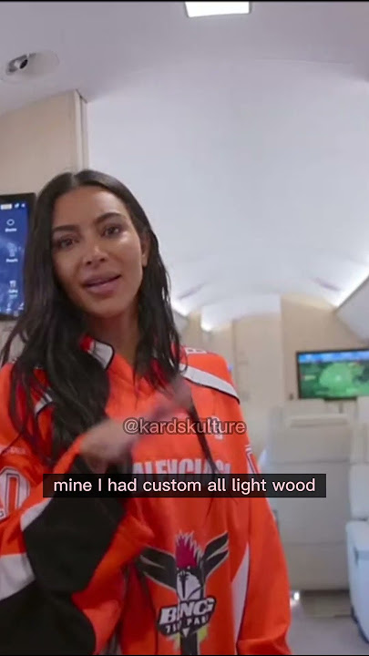 Inside Kim's $150M private jet aka Kim Air #kimkardashian #kimair #thekardashians