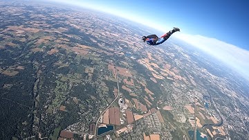 Skydiving Out A Cessna 206 | CAT F2 Tracking | AFF Student