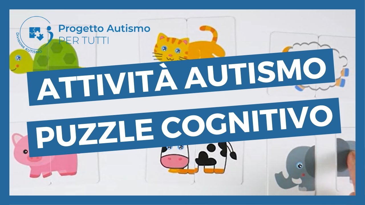 Giochi didattici per bambini autistici: puzzle cognitivo a 2 pezzi