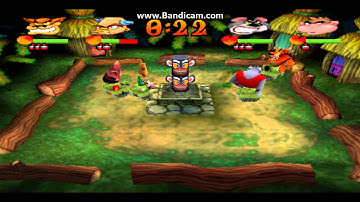 Crash Bash - review - Jungle Fox ( Gems )