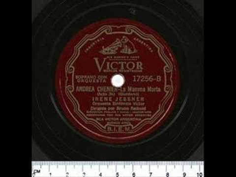 Irene Jessner - La Mamma Morta - 194? - From 78 RPM Record