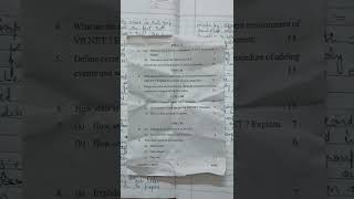 bca 6th semester question paper (2022)