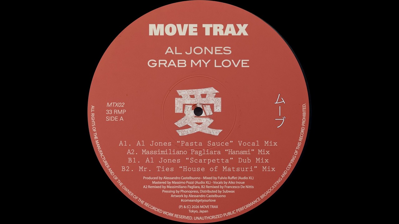 Al Jones - Grab My Love (Massimiliano Pagliara Hanami Mix)