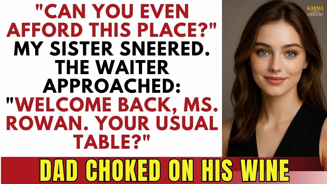 At Dinner They Called Me Poor—Then The Waiter Said 