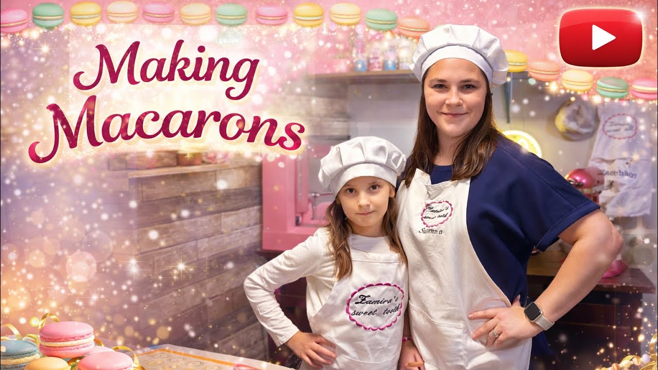 Making macarons with Zamira! 