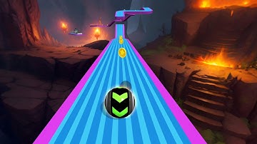 Sky Rolling Balls 3D Gameplay 💥 Naftrix Gaming Game 221 Android iOS