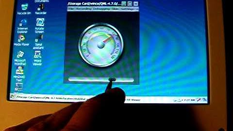 Qt 4.7.0 beta - Qt Quick (QML) declarative dial example on FriendlyARM Mini 2440 Development Board