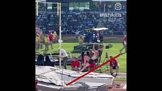 Pole Vault:  Top hand pressure. The sequence of moves to transfer muscle energy into the pole.