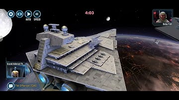 Chimaera vs Executor triple attacker, pretty exciting match lol : Star Wars Galaxy of Heroes