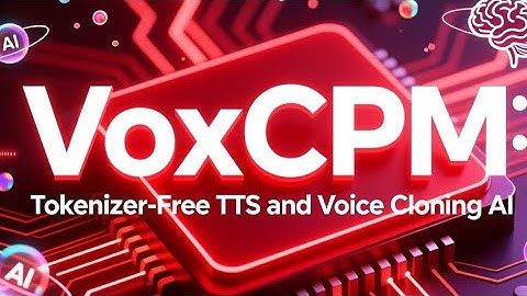 VoxCPM: beste stemkloning en TTS