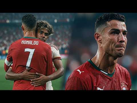 😭 See CR7's reaction after Portugal's elimination by Spain | Lamine Yamal 🤝 Cristiano Ronaldo!