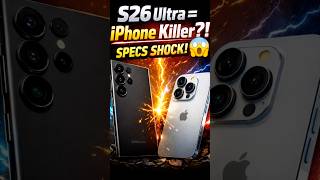 S26 Ultra = iPhone Killer?! 😱 Specs Shock!#S26Ultra#iPhoneKiller#SamsungLeaks#SmartphoneBattle