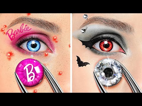 İNEK BARBIE ve POPÜLER VAMPİR 🦇 Müthiş İnek Barbie Dönüşümü ve Kullanışlı Güzellik Tüyoları 123 GO!