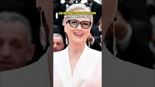 An interesting interview with Meryl Streep #celebrity #funny #funnyshorts #comedy #merylstreep