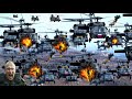 1 minute ago! Thousands of Russian combat helicopter convoys destroyed by Ukraine