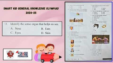 Silverzone GK olympiad 2024-25 class 1