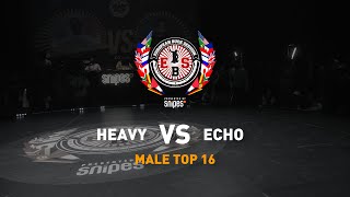 Heavy vs Echo | Male Top 16 | EBS World Final 2022
