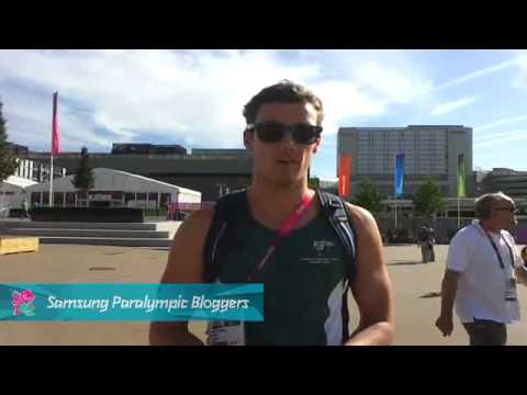 Samsung Blogger - Blake Cochrane - Team Australia Swimming, Paralympics 2012