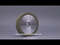 Vitrified bond diamond wheel grinding pcd