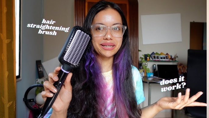 Philips 5000 Straightening Brush | Tested On Thick Curly Hair | Just A  Shocking Result | - YouTube