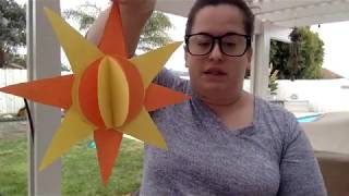 Get Crafty! - 3D Sun Paper Craft