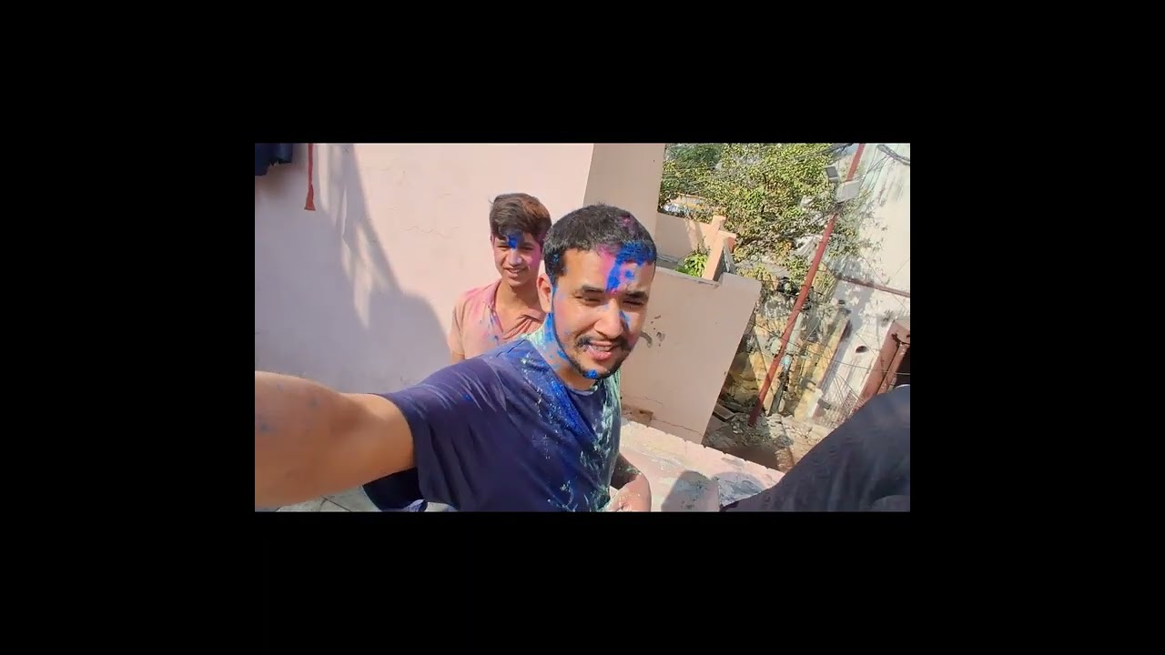 Holi ka pura aanand bhaiyo ke sath💝