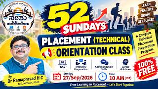 52 Sundays – Placement Technical Training | Orientation