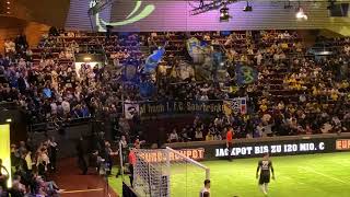 „Die Kurve stets nach vorne geht“ - Stimmung Fans 1.FC Saarbrücken Hallenmasters