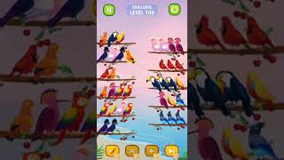 Bird sort color puzzle - 🦆🐥🐦 All Levels & Challenges (Mobile Gameplay) screenshot 5