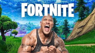 The rock fortnite skin meme (The Rock fortnite) (The Rock in fortnite meme)