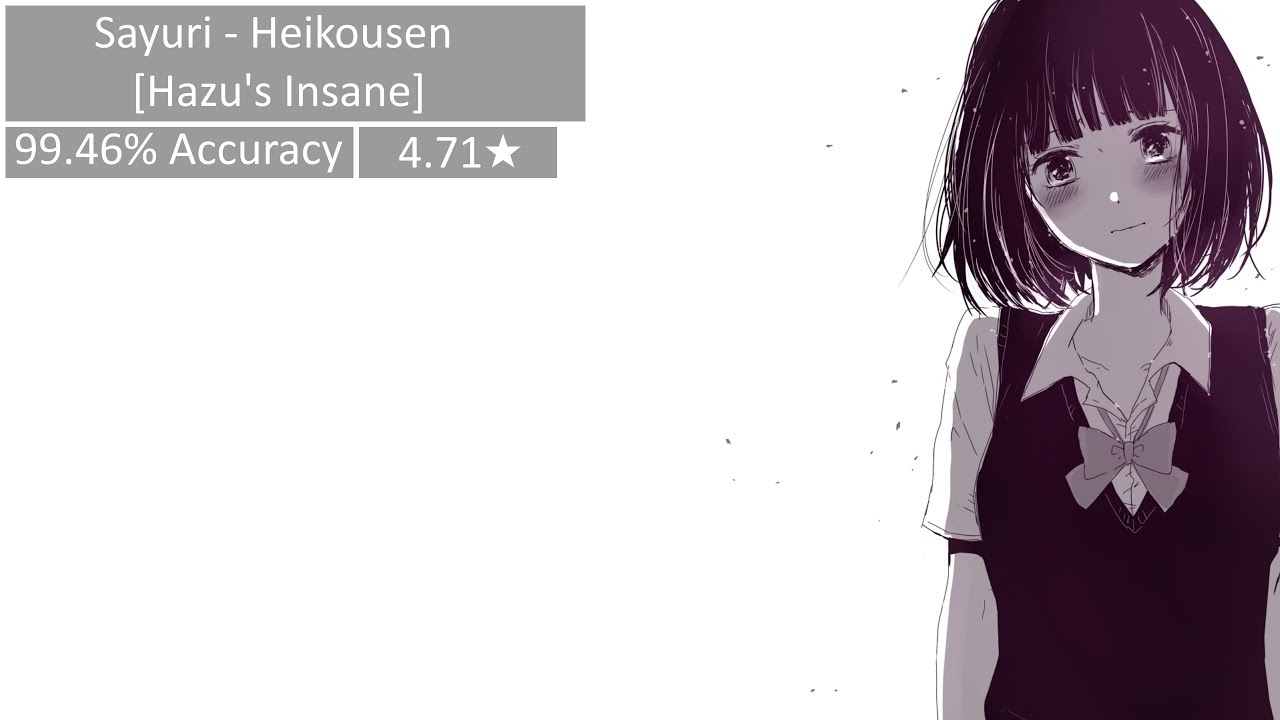 Sayuri - Heikousen [Hazu's Insane] 4.71★ FC 99.46% Accuracy