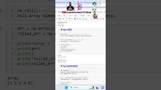 python numpy array manipulation 2 #python #numpy #shorts #trending #viral