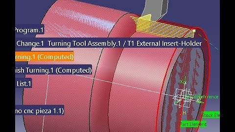Manufactura Integrada por computadora Video 11 Catia Torno CNC