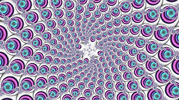 Candy Vault Spirals - Mandelbrot Orbit Trap Fractal Zoom