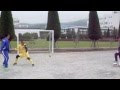 ハンドボールの芸術的トリックシュート！Handball great skill ！