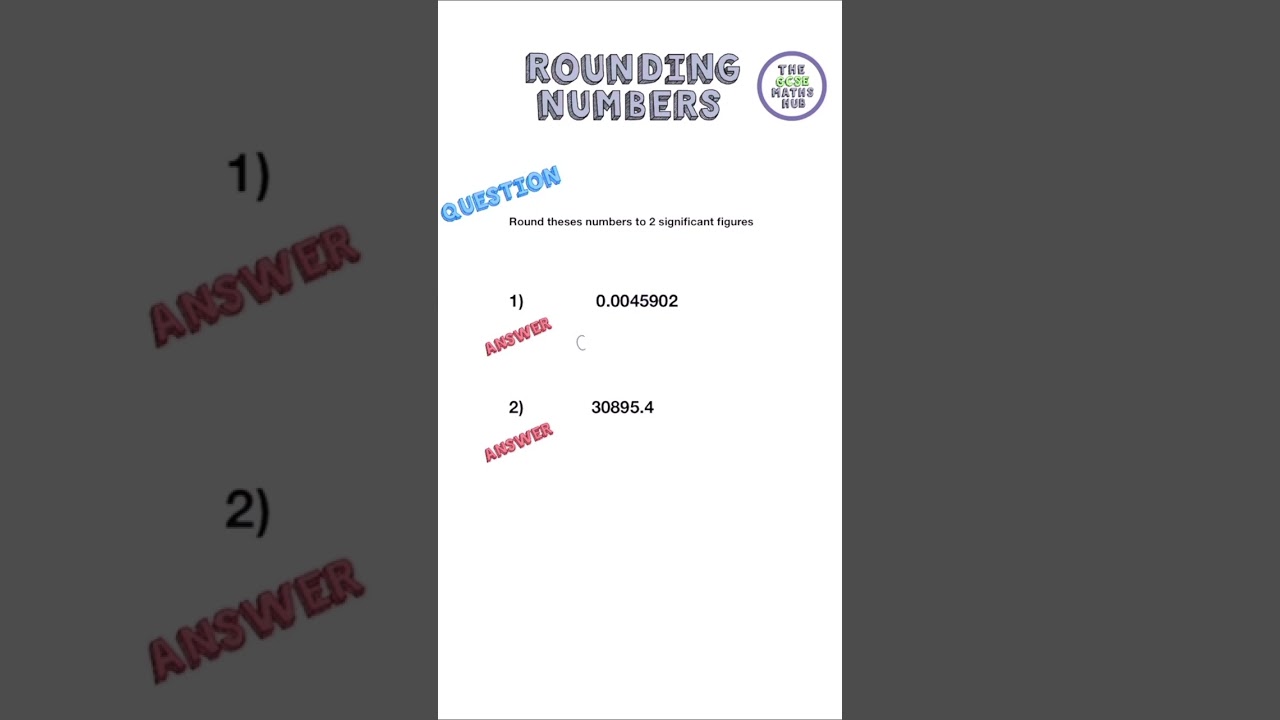 Can you round to 2 significant figures?