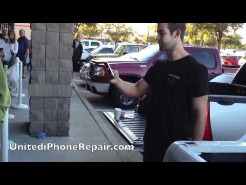 OFFICIAL iPhone 4S Drop Test Outside AT&T