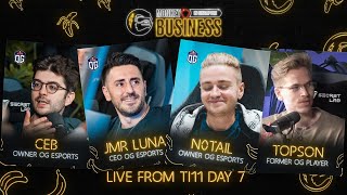 OG Monkey Business Show - Live from Singapore Day 7 with Topson, N0tail, Ceb and JMR