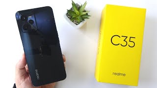 Realme C35 Unboxing | Hands-On, Design, Unbox, AnTuTu Benchmark, Camera Test