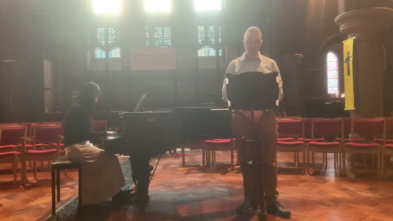 Vocal song "The Call" No. 4 from 5 mystical songs for baritone solo, Ralph Vaughan Williams