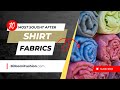 🔟 Most Sought After #shirtfabric to ✅ Choose for Custom Shirt Manufacturing | BilloomiFashion.com