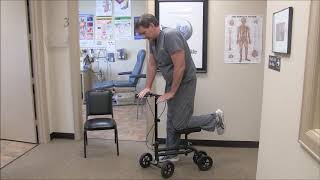 Walking without Crutches with Knee Walker